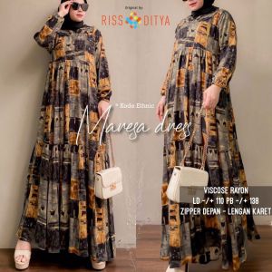 Homey Dress / Gamis Rayon Viscose / Gamis Syari