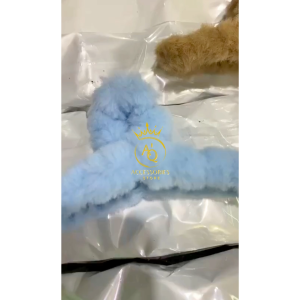 (LUSINAN) ISI 12 PCS JEPIT RAMBUT JEDAI BULU KOREA WARNA POLOS IMPORT