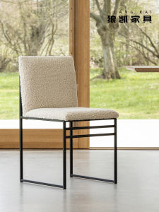 เก้าอี้ทานอาหารแบบยุโรปสุดเรียบง่าย ดีไซน์เรียบง่าย หรูหรา สำหรับบ้าน ร้านกาแฟ โรงแรม ที่นั่งแบบมีพนักพิง ที่นั่งแบบมีพนักพิง