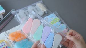 Tip Ex Roll / Tipe X / Tipex / Correction Tape Pita Koreksi Lucu Imut Polos Motif Bunga warna warni