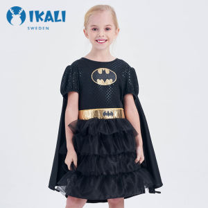 Princess Transforming Dress up Skirt Dress Halloween Performance Costume Wonder Woman Girls Childrens Clothing Polyester