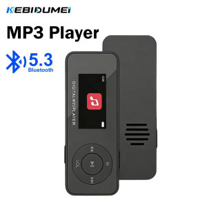 Kebidumei | KEBIDUMEI MP3 Player with Screen Bluetooth 5.3 Student Walkman Portable HiFi Music Player Built in Speaker FM Radio E-Book