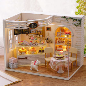 3D Puzzles Mini Wooden Doll House Model Building Toy Home Kit Creative Room Bedroom Decoration With Furniture Toys For Kids Gift