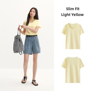 Semir | Cool U-Neck Straight Shoulder Moisture Wicking Antibacterial T-shirt