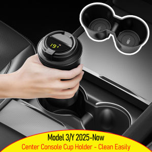 Center Console Water Cup Holder for Tesla New Model Y 2025 2026 Launch Juniper Model 3 Highland