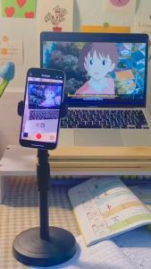 [CÓ VIDEO] Giá Đỡ Điện Thoại Di Động xoay 360 độ có điều chỉnh độ cao phù hợp - Giá Đỡ kẹp Điện Thoại để Bàn cho phòng họcxem phim Livestream ...