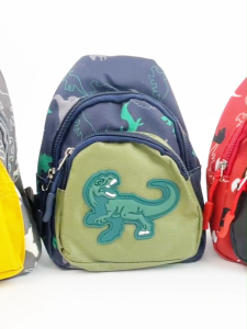 LJMOFA Dinosaur Crossbag for Kids 3-12 Yrs Fashionable Casual Shoulder Bag for Kids Boy Girl