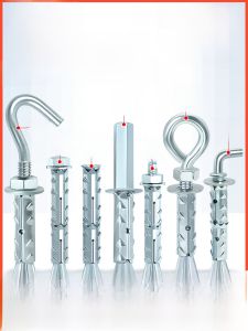 Bề Mặt Mạ Kẽm Thép Tăng Lực M8-M12 Bánh Xe Rỗng Nhẹ Chân Đế Ống Nổ Ngoài Hình Ốc Vít Tăng Lực