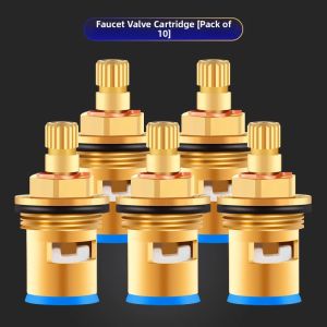 Universal Hot & Cold Water Faucet Valve Core Replacement Brass