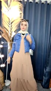 SETELAN INER SUSUN + JAKET RAWIS CROP ONESET WANITA MODEL BARU DAN TERLARIS