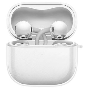 Soft TPU Transparent Earphone Case For Huawei FreeClip 2 Cover Shockproof Headphone Shell For Huawei Free Clip 2 With Lanyard