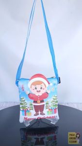 Tas Selempang Natal Lucu: Souvenir Lebaran Natal Imlek