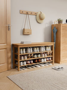 Multifunctional Entryway Shoe Rack With Seat