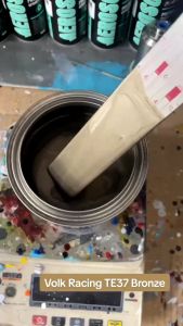Volk Racing TE37 Bronze 2K Sport Rim Paint AK17714 Aikka Spray 370ml DIY Cat Tin Spray Aerosol Tin DIY Cat Kereta Motor