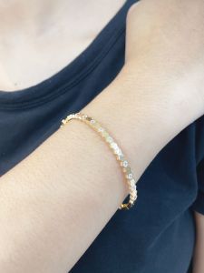 Gelang Emas Kadar 375 (8K) 420 (9K) Bangle Light Series 1 - 4 gram an