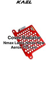 Cover Radiator Variasi Pattern Yamaha Aerox 155 NMAX New Old Lama Hexagon Hexagonal Model Lebah Tutup Tameng Penutup Mesin CNC N MAX