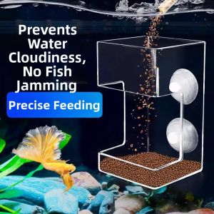 Drift Prevention Suspended Positioning Aquarium Feeder