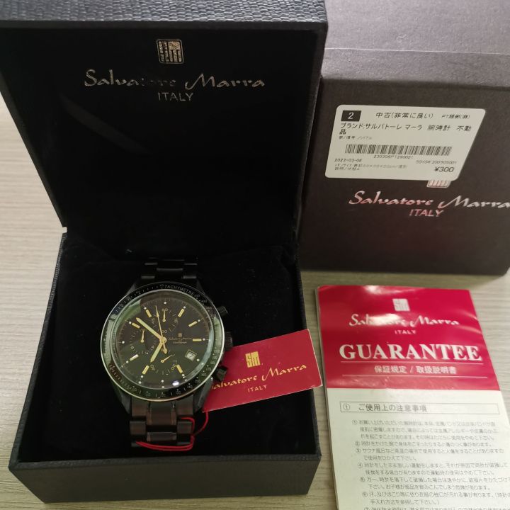 Salvatore Marra 硬かっ Chronograph SM-7007【新品】