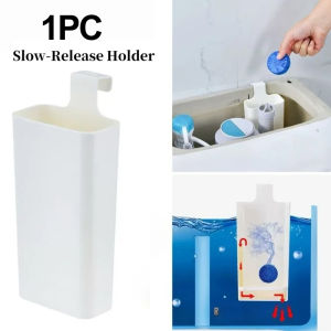 Toilet Bowl Cleaner Buffer Box | Hanging Slow-Release Dispenser For Toilet Tanks (Cleaner Not Included) - Extends Cleaning Time