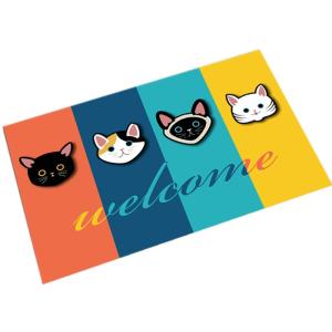 Non-Slip Door Mat Home Entrance Hallway Bedroom Bathroom Kitchen Carpet Rug Dust Scraper Mat Easy to Clean Machine Washable