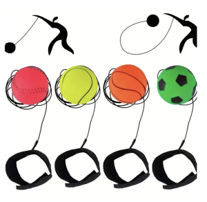 ฟองน้ํายางข้อมือStrengthการฝึกอบรมPitching Perfectโยนของเล่นลูกเชือกไนลอนกีฬาเด็กแบบพกพาเทรนเนอร์กลางแจ้ง