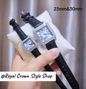 นาฬิกา Royal Crown (Free ต่างหูเพชร1คู่) กันน้ํา ขนาดหน้าปัด30 มิล (ใหญ่) มีบัตรับประกัน1ปี จัดส่งพร้อมกล่องครบ