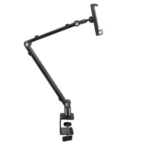 Bimawen Adjustable Height Tablet Stand For iPad Screen Portable Monitor Desk Mount With Aluminum Long Rotating Arm