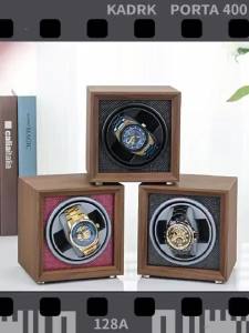 Automatic winding watch winder 1slot watch box S1 model Black and Red and carbon fiber color