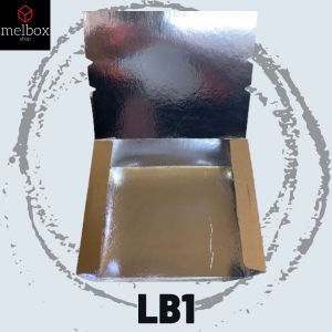 [600 pcs‼️] LB1 SILVER Take Out Meal Box Silver Laminated  Wholesale Disposable