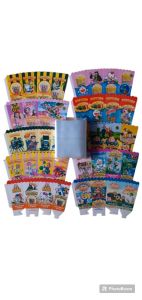 kemasan popcorn /kertas wadah jagung / kardus tempat makan pop corn