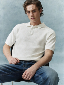 Jack Jones | Business Jacquard Knit Polo Shirt