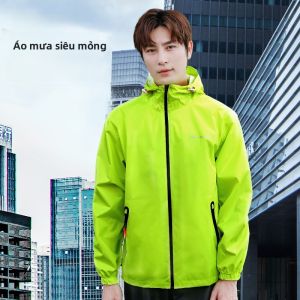 Bộ Áo Mưa Và Quần Mưa Siêu Mỏng Cho Nam Mùa Hè Chống Mưa Toàn Thân Chống Nắng Thoáng Khí Mặc Khi Giao Đồ Ăn Quần Áo Thể Thao