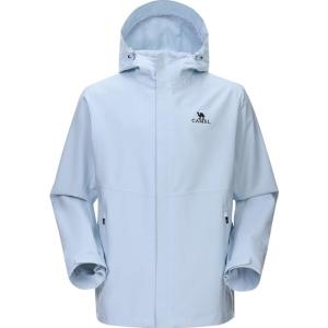Camel Baby Blue Womens Outdoor Hardshell Windproof Waterproof Climbing Clothes Jacket Mens Autumn Winter Outdoor Activities