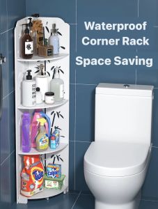 Waterproof Rak Toilet Bathroom Corner Rack Bathroom Rack Toilet Rack Rak Bilik Mandi Rak Bilik Air Mandi Bathroom Shelf