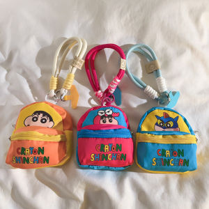 Internet Celebrity Ins Cute Cute Cartoon Animation Crayon Small New Storage Coin Purse Bag Applicable Phone Case Versatile Ins Cute Womens Wrist Strap Bracelet Key Headset Wrist Strap Portable Ornaments Mobile Phone Lanyard