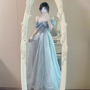 Evening Gown For Women 2025 Banquet Luxury Niche High End Host Coming of Age Ceremony Female Debut Dress 18