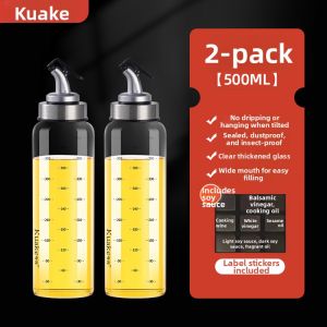 KuaKe | Multipurpose Small Glass Oil Vinegar Soy Sauce Bottle