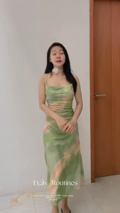 korean sage green dresses for women Office long floral dress for woman plus size cocktail dress formal dress elegant