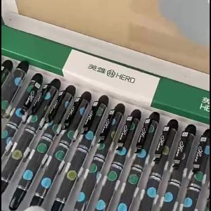 HERO | HERO Bent Nib Thư Pháp Bút Máy Loại Kéo Mực Chất Độn Có Thể Thay Thế 0.7mm Thép Không Gỉ Đầu Giáo Viên Viết Dụng Cụ
