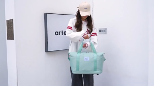 FoldableTravel bag with universal wheels Expandable CabinLuggage Bag Dry Wet Separation Waterproof Large Capacity Travel Bag