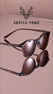 Gentle Fawn Kacamata Antiadiasi Blueray Style Oval TerBaru Simple Bahan TR90 Nyaman Elegant Pria Dan Wanita 1080