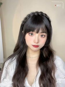 Băng đô tóc giả có mai M10C 😍FREESHIP😍 Cài băng đô tóc giả nữ băng đô tóc mái giả mái băng đô Sỉ 35k