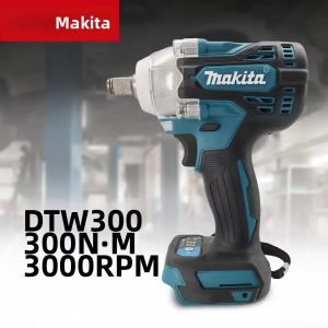 Makita | Makita DTW300 18V Cờ Lê Tác Động Không Chổi Than 330N.m 0-3800 Vòng/phút Với Trục Vonfram 6.0Ah Dùng Cho Công Việc Bắt Bu Lông Trong Ô Tô Và Công Nghiệp