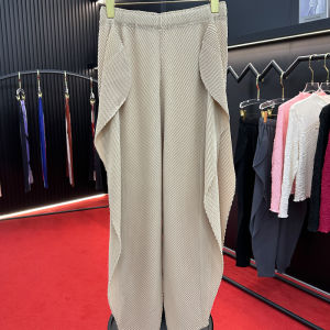 กางเกงขายาวทรงหลวมเอวยางยืดสำหรับผู้หญิงในช่วงฤดูร้อน ทรงหลวม กระโปรงทรงเอ ทรงเข้ารูป เดรสยาวลายดอกไม้