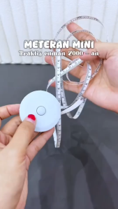 Meteran Gulung Mini 150cm Praktis Portable / Pengukur Lingkar Perut Baju jahit Meteran Kain Mini