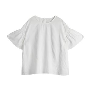 Cai Dad Original Girls Summer Cotton Half Skirt Khaki A-Line Skirt Cool Fabric Artistic Style Childrens Clothing Skirt