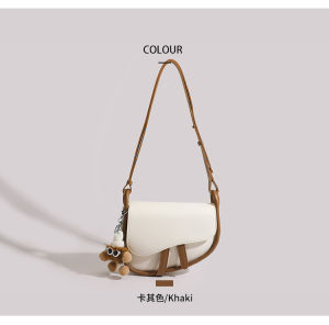 กระเป๋าสะพายข้างแบบสะพายข้างสไตล์ย้อนยุคขนาดเล็กดีไซน์หรูหราสำหรับผู้หญิง กระเป๋าสะพายข้างหนัง PU สีสันสดใส