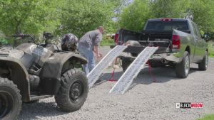 ATV Aluminum Alloy Ramp Motorcycle Folding Ladder Loading Trailer Transport Loading Unloading ATV坡道