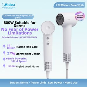 Midea | Household Plasma Negative Ion Hair Dryer 800W