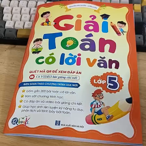 Sách - Giải Toán có lời văn - Lớp 5 (Qbooks)